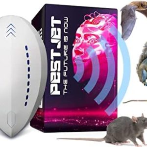 2023 Ultrasonic Pest Repeller Plug in – Outdoor/Indoor Electronic Pest Repellent - Get Rid of Rat Bat Mouse Squirrel Bug Bee Ant Spider Wasp Cockroach Fly Mosquito Rodent Termite Roach