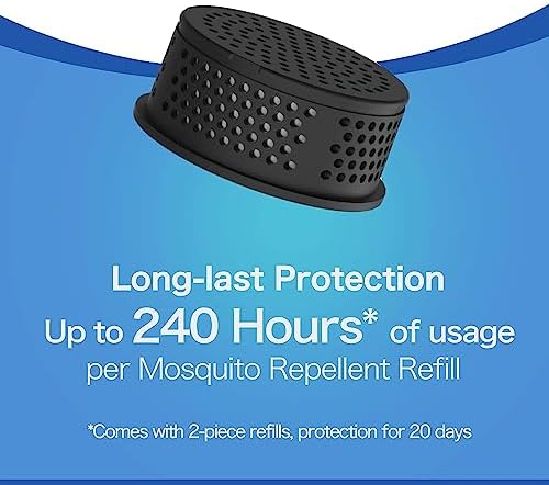RibRave Electronic Mosquito Repeller Insect Repellent Indoor and Outdoor, 30 ft Mosquito-Free Zone, Rechargeable Mosquito Repellent Device, 2 Refills (Black) - Image 5