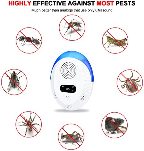 Ultrasonic Pest Repeller 6 Packs, Indoor Pest Control, Ultrasonic Pest Repellent, Indoor Pest Control for Home,Kitchen, Office, Warehouse, Hotel - Image 4